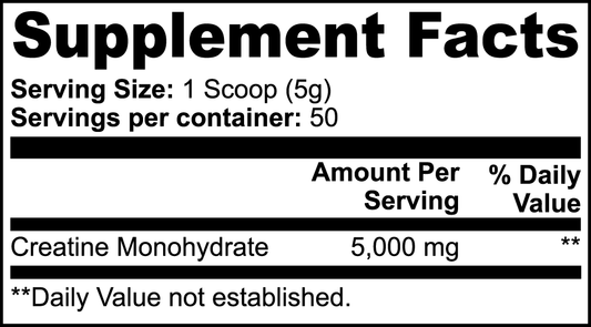 Essential Creatine Monohydrate (Unflavored)